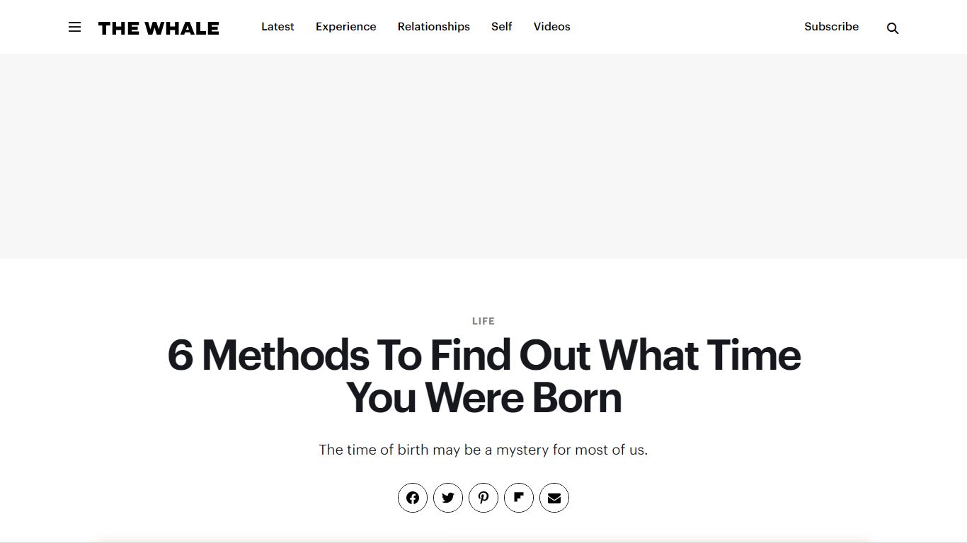 6 Methods To Find Out What Time You Were Born - The Whale